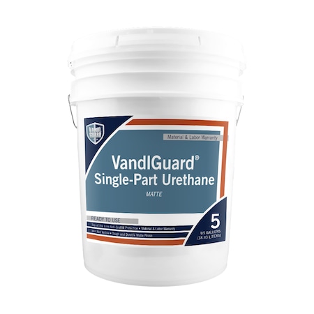 Rainguard Brands 5 Gal. VandlGuard Single-Part Urethane, Matte, Clear VG-7023